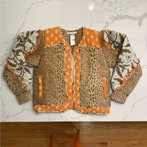 Anthropologie Multicolor Patchwork Jacket